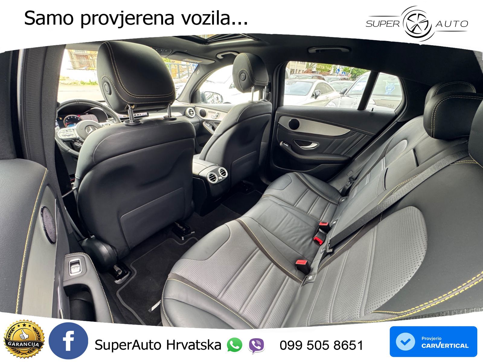 Mercedes GLC Coupe AMG 63 V8 (476 KS) 4MATIC+ MCT ZRAČNI+ACC+GR SJED+KAM+PANO