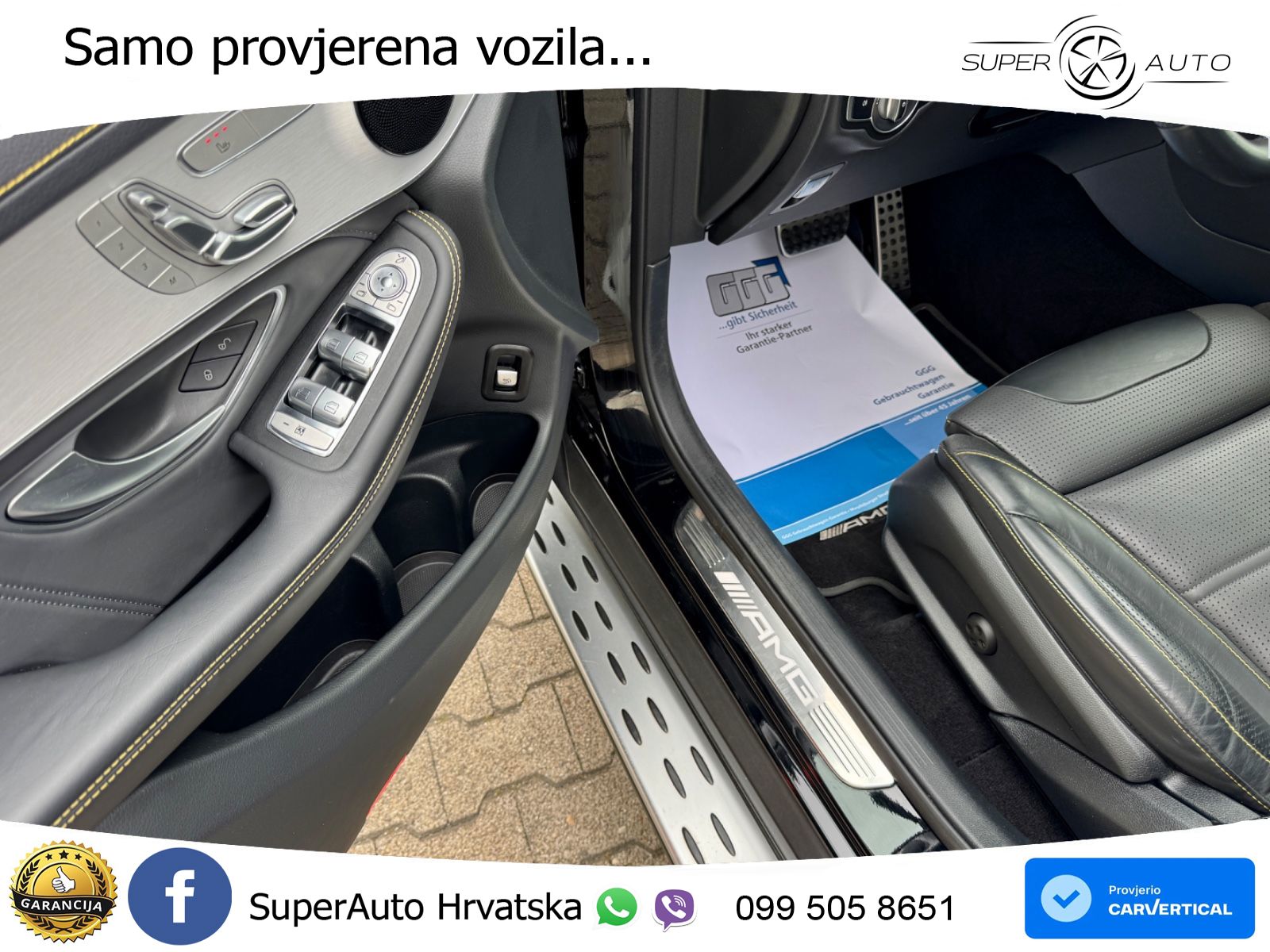 Mercedes GLC Coupe AMG 63 V8 (476 KS) 4MATIC+ MCT ZRAČNI+ACC+GR SJED+KAM+PANO