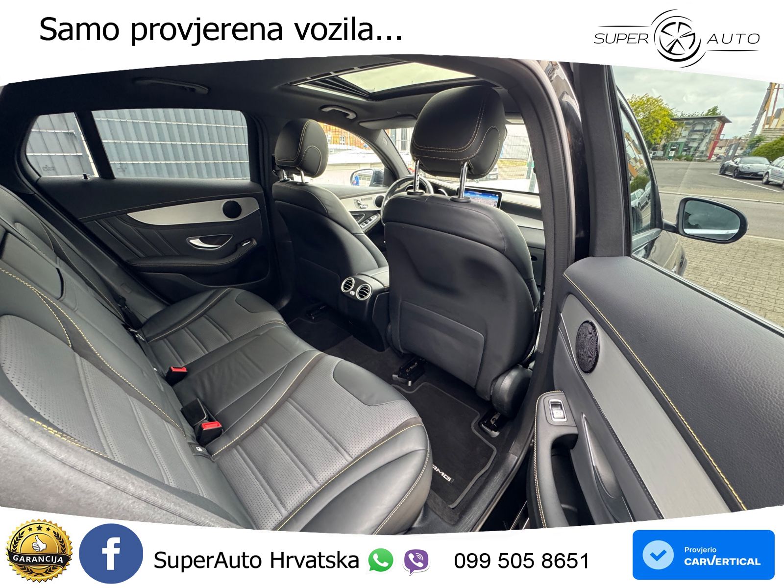 Mercedes GLC Coupe AMG 63 V8 (476 KS) 4MATIC+ MCT ZRAČNI+ACC+GR SJED+KAM+PANO