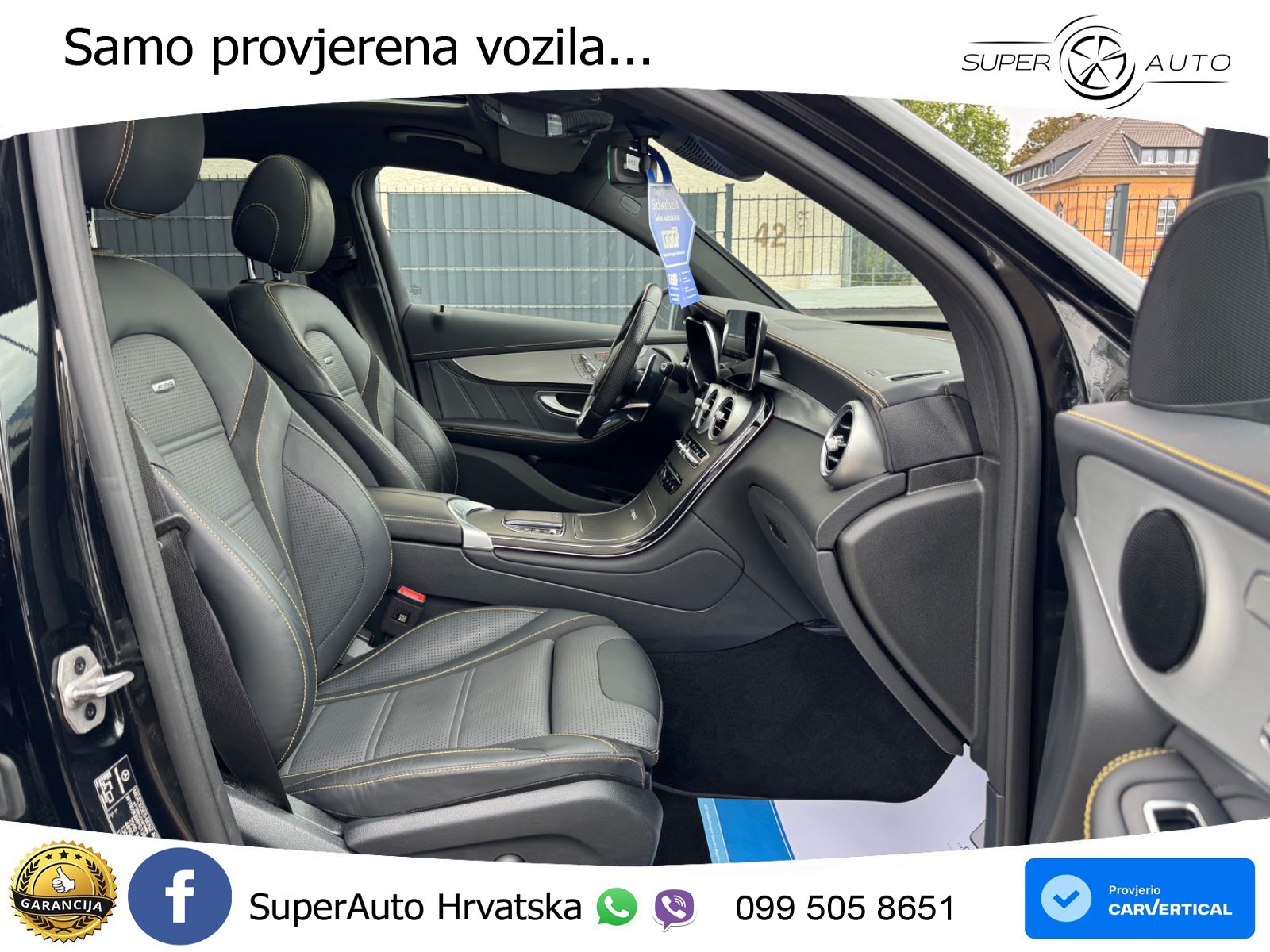 Mercedes GLC Coupe AMG 63 V8 (476 KS) 4MATIC+ MCT ZRAČNI+ACC+GR SJED+KAM+PANO