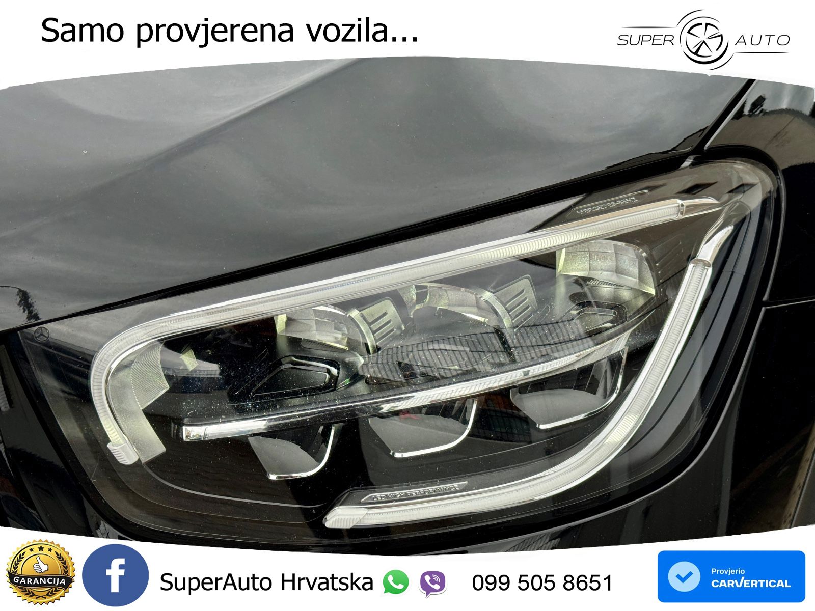 Mercedes GLC Coupe AMG 63 V8 (476 KS) 4MATIC+ MCT ZRAČNI+ACC+GR SJED+KAM+PANO