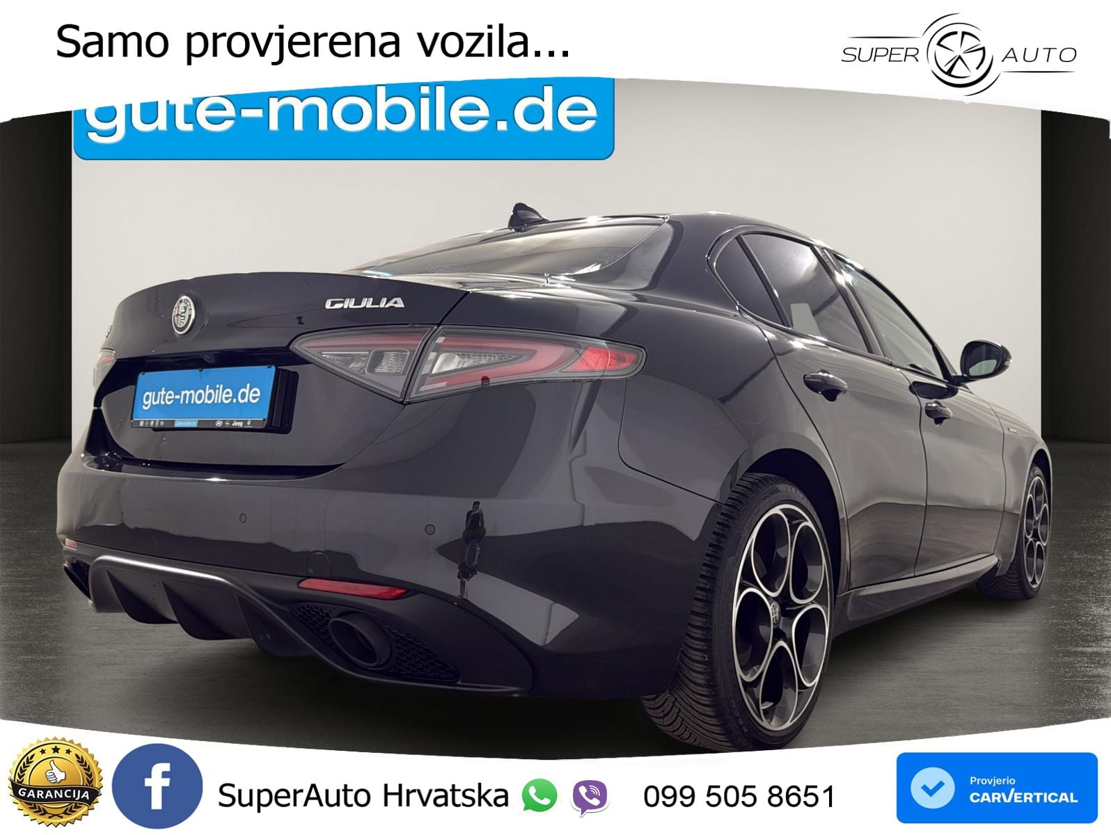 Alfa Romeo Giulia 2.0 Turbo (280 KS) Q4 Automatic MATRIX+GR SJED+KAM