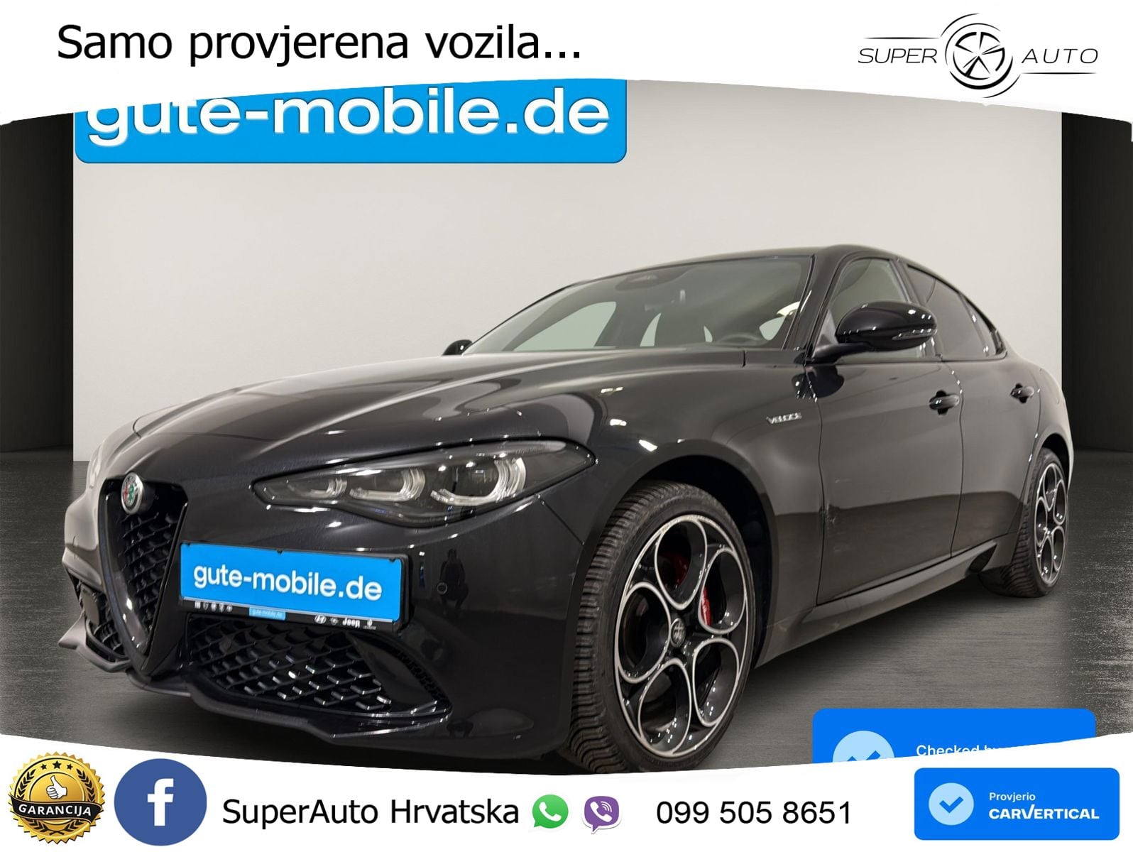 Alfa Romeo Giulia 2.0 Turbo (280 KS) Q4 Automatic MATRIX+GR SJED+KAM