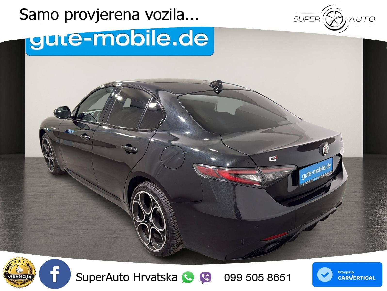 Alfa Romeo Giulia 2.0 Turbo (280 KS) Q4 Automatic MATRIX+GR SJED+KAM