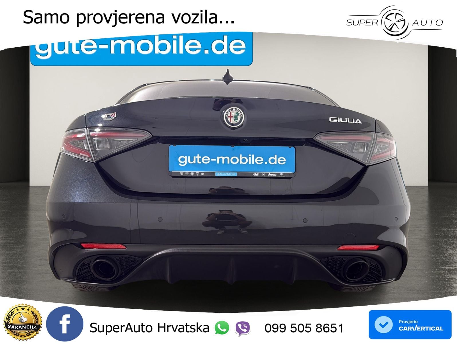 Alfa Romeo Giulia 2.0 Turbo (280 KS) Q4 Automatic MATRIX+GR SJED+KAM