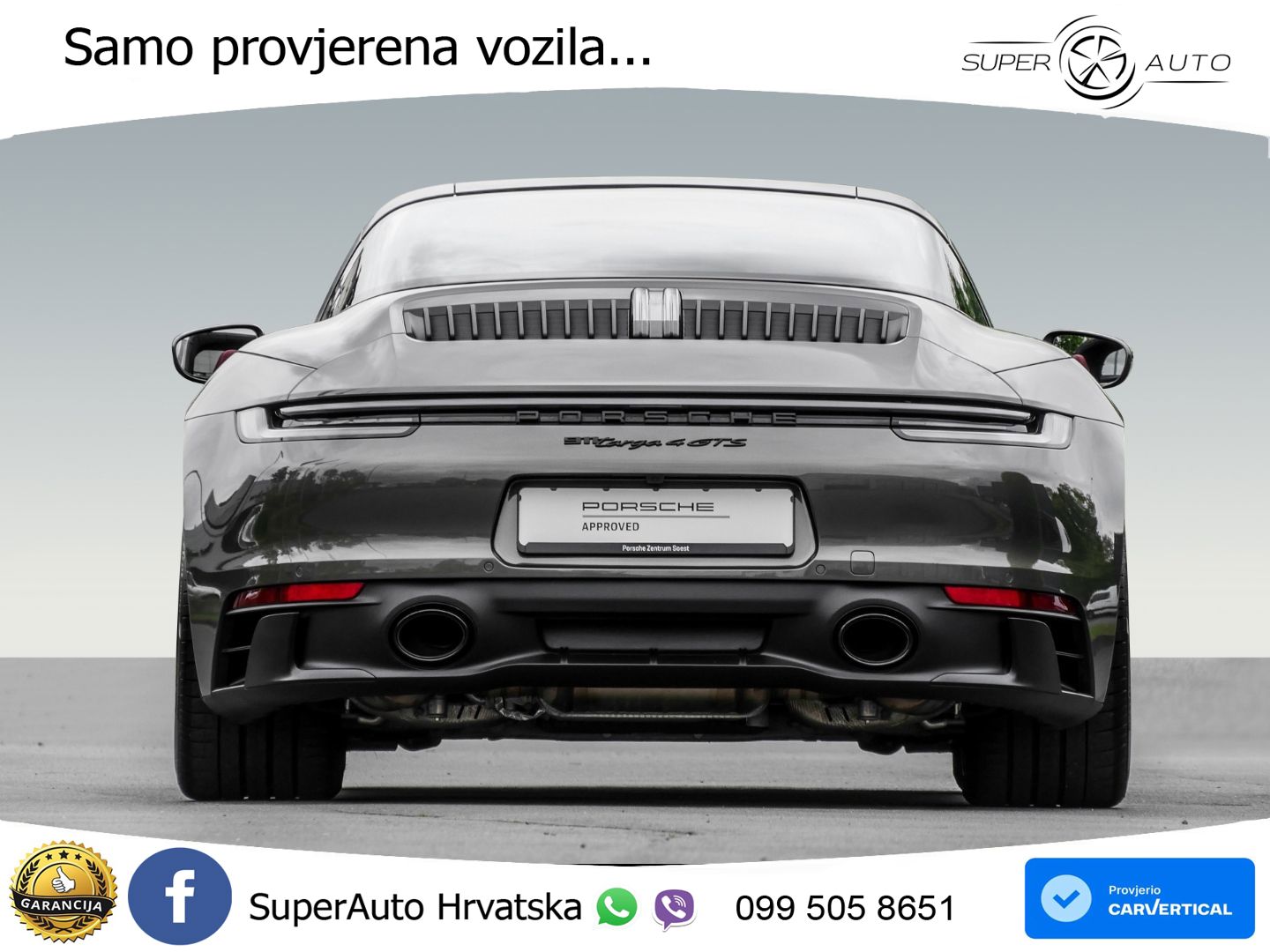 Porsche 911 Targa 4 GTS 3.0 (480 KS) PDK LED+GR SJED+ACC