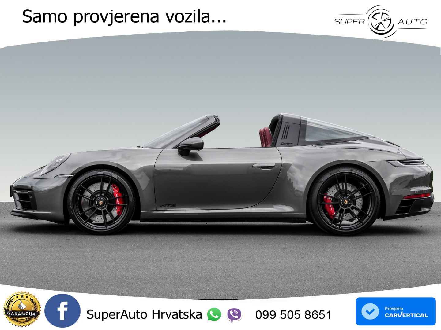 Porsche 911 Targa 4 GTS 3.0 (480 KS) PDK LED+GR SJED+ACC