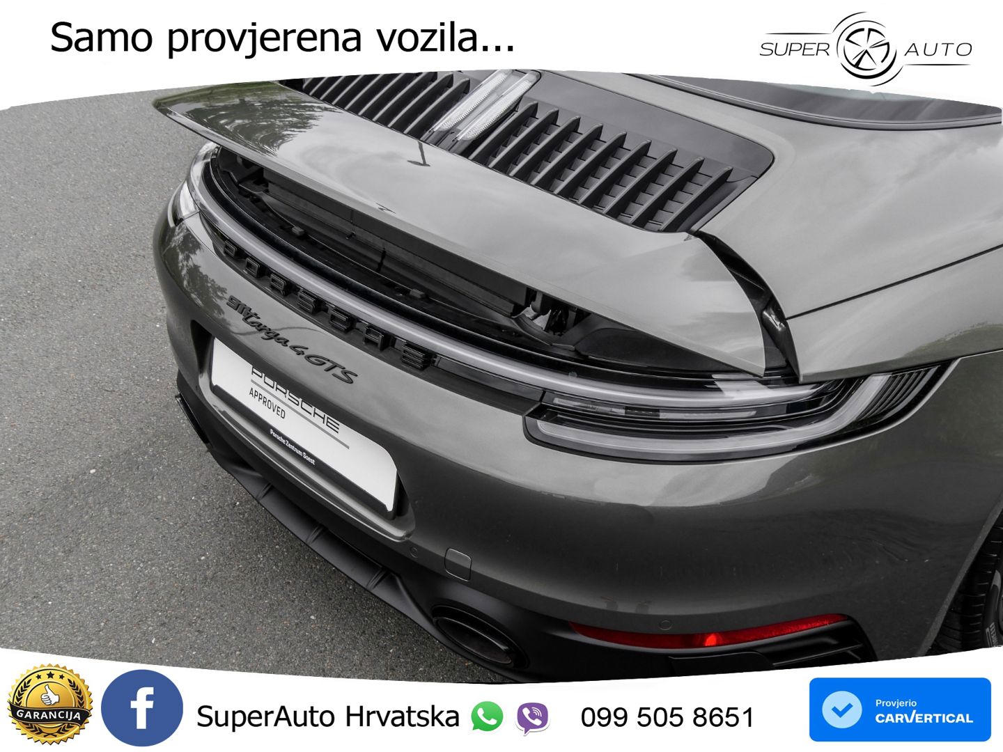 Porsche 911 Targa 4 GTS 3.0 (480 KS) PDK LED+GR SJED+ACC