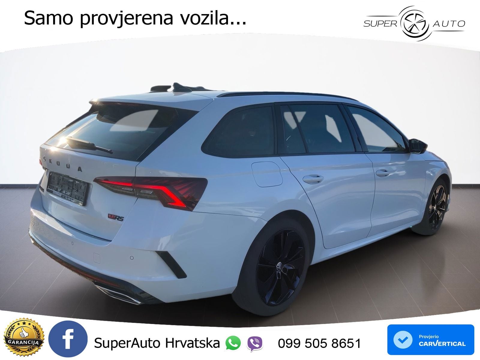 Škoda Octavia Combi RS 2.0 TDI (200 KS) DSG LED+GR SJED+ACC