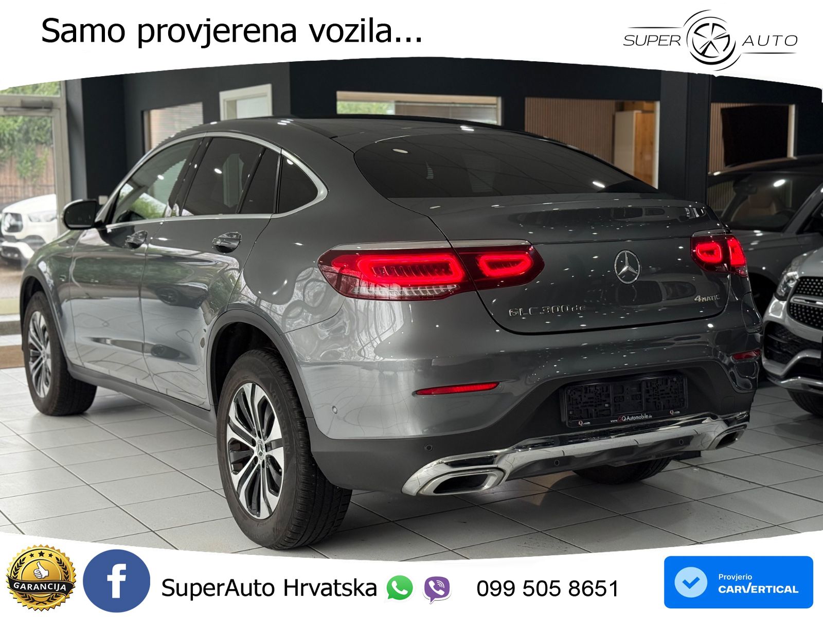 Mercedes GLC Coupe 300de (306 KS) 4MATIC 9G-TRONIC LED+GR SJED+ACC