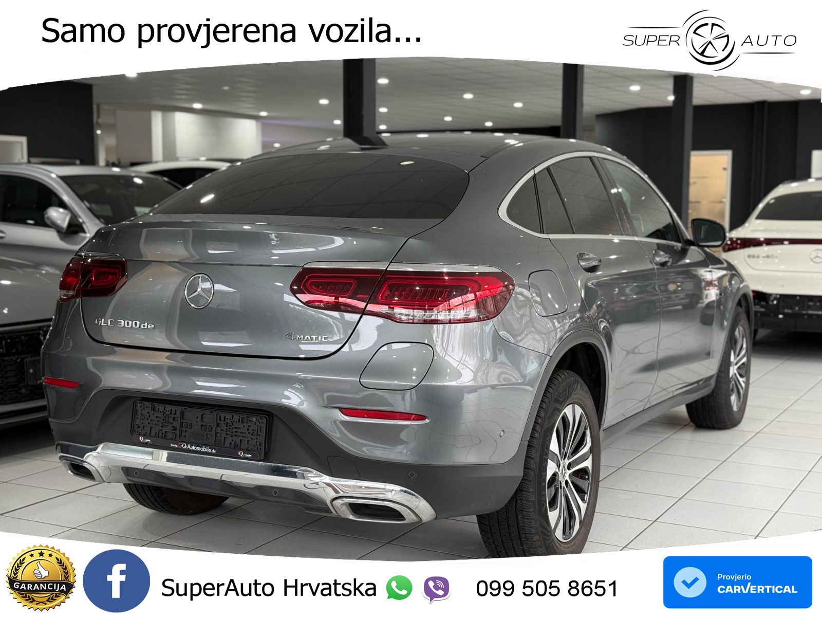 Mercedes GLC Coupe 300de (306 KS) 4MATIC 9G-TRONIC LED+GR SJED+ACC
