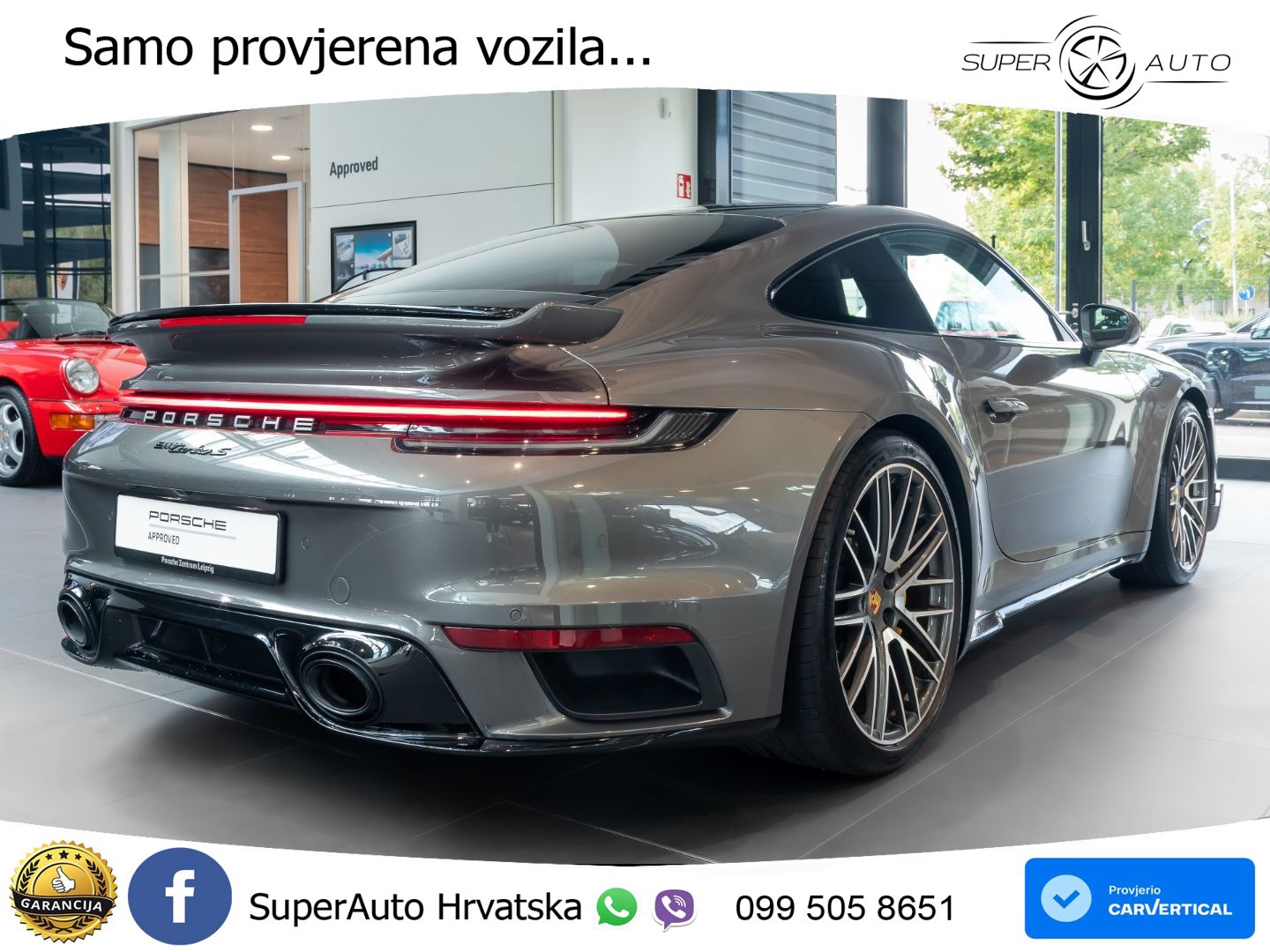 Porsche 911 Turbo S 3.8 (650 KS) PDK LED+GR SJED+ACC