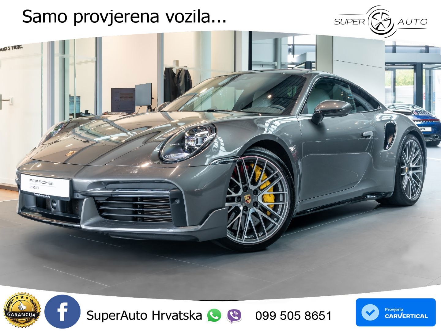 Porsche 911 Turbo S 3.8 (650 KS) PDK LED+GR SJED+ACC