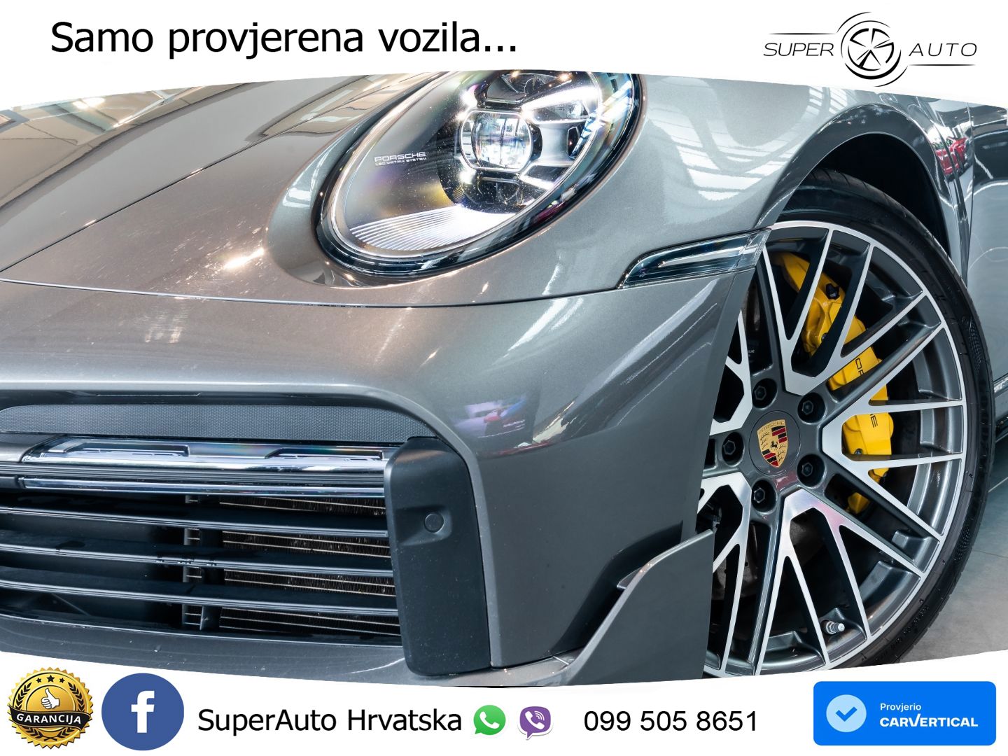 Porsche 911 Turbo S 3.8 (650 KS) PDK LED+GR SJED+ACC