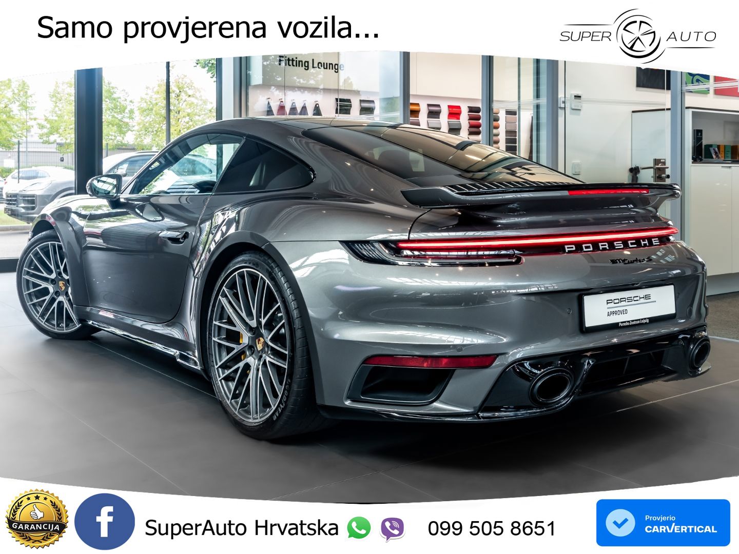 Porsche 911 Turbo S 3.8 (650 KS) PDK LED+GR SJED+ACC