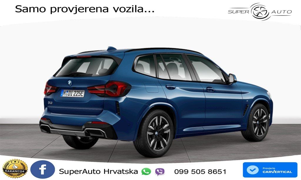BMW iX3 80 kWh (286 KS) M Sport LED+GR SJED+ACC