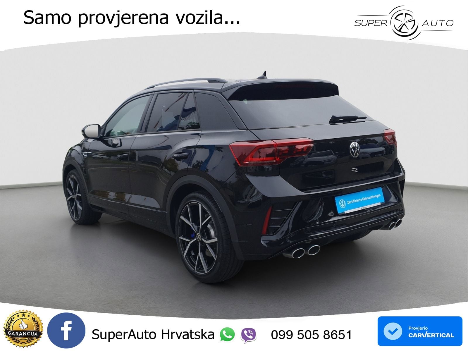 Volkswagen T-Roc I R 2.0 TSI (300 KS) OPF 4M DSG MATRIX+GR SJED+KAM