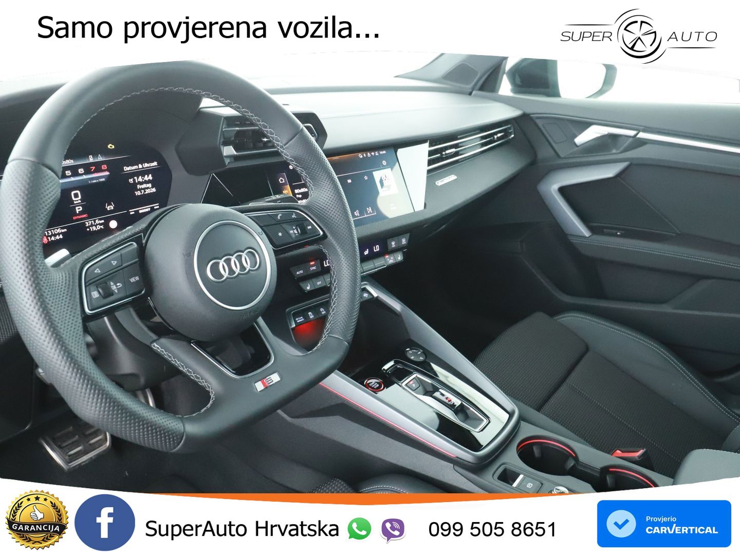 Audi S3 2.0 TFSI (333 KS) quattro S tronic LED+GR SJED+ACC