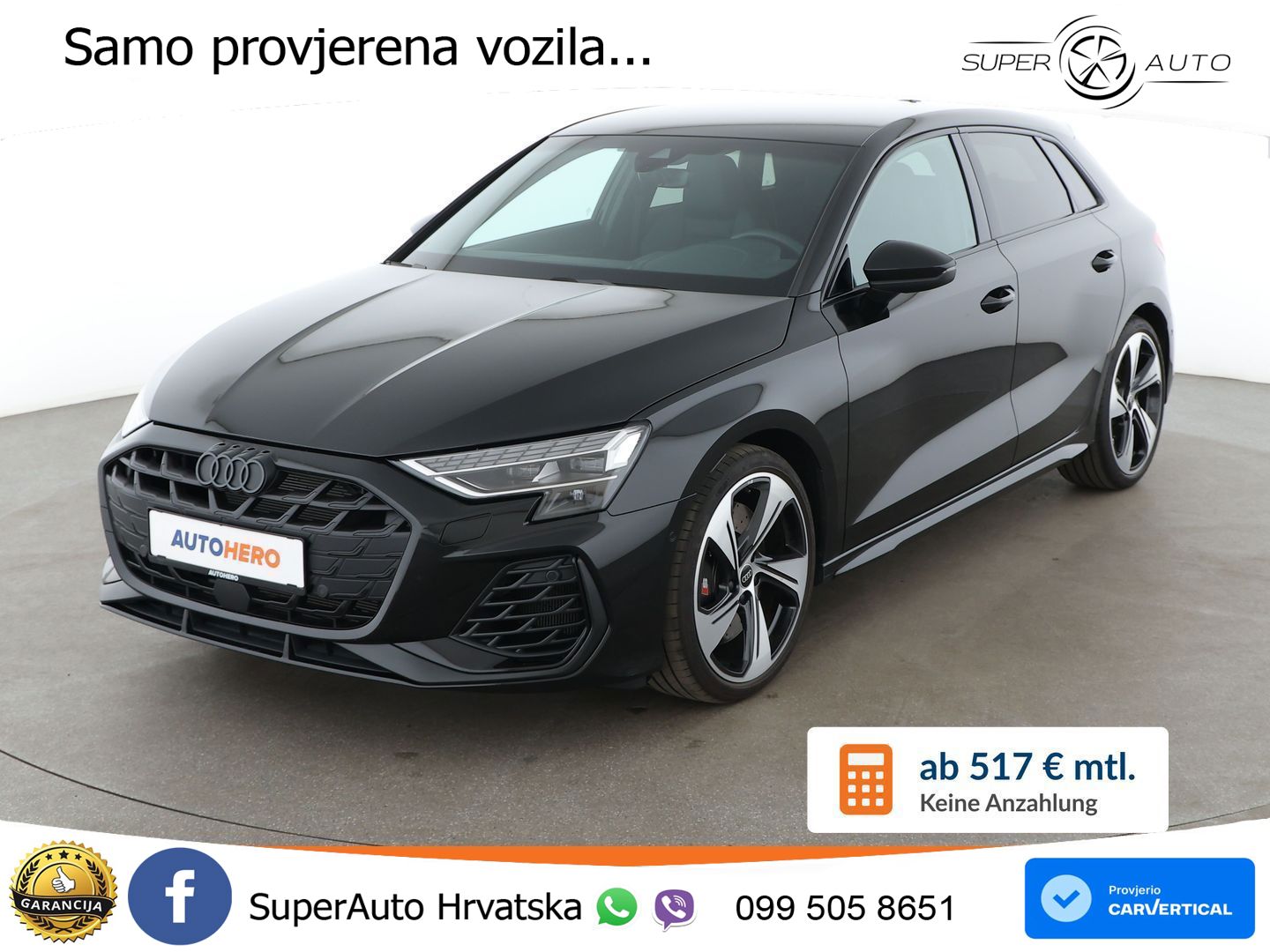 Audi S3 2.0 TFSI (333 KS) quattro S tronic LED+GR SJED+ACC