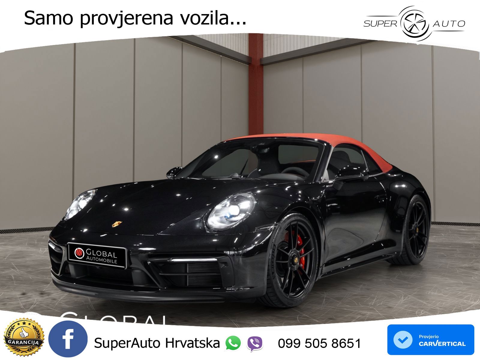 Porsche 911 Carrera GTS Cabriolet 3.0 (480 KS) PDK