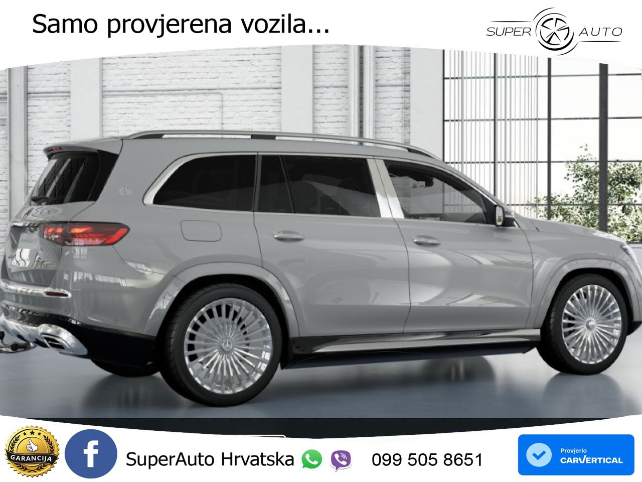 Mercedes Maybach GLS 600 V8 EQ Boost 4MATIC 9G-TRONIC ACC+HEAD+4xGR SJED+360+PANO