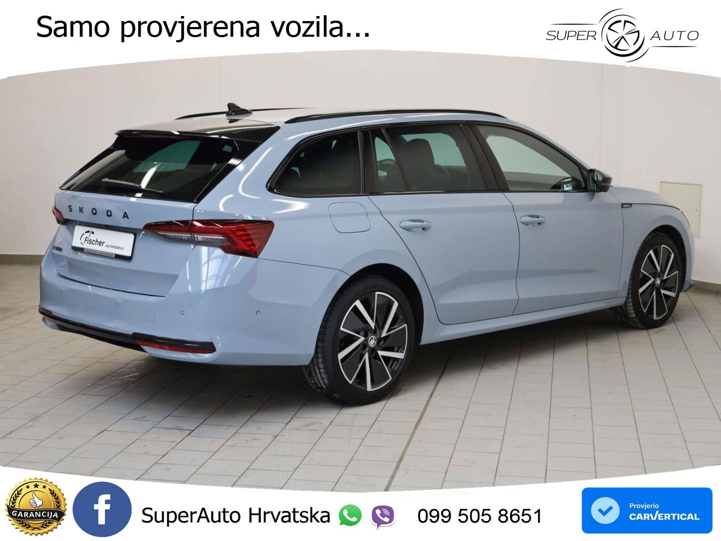 Škoda Octavia Combi 2.0 TDI (150 KS) DSG SportLine LED+GR SJED+ACC