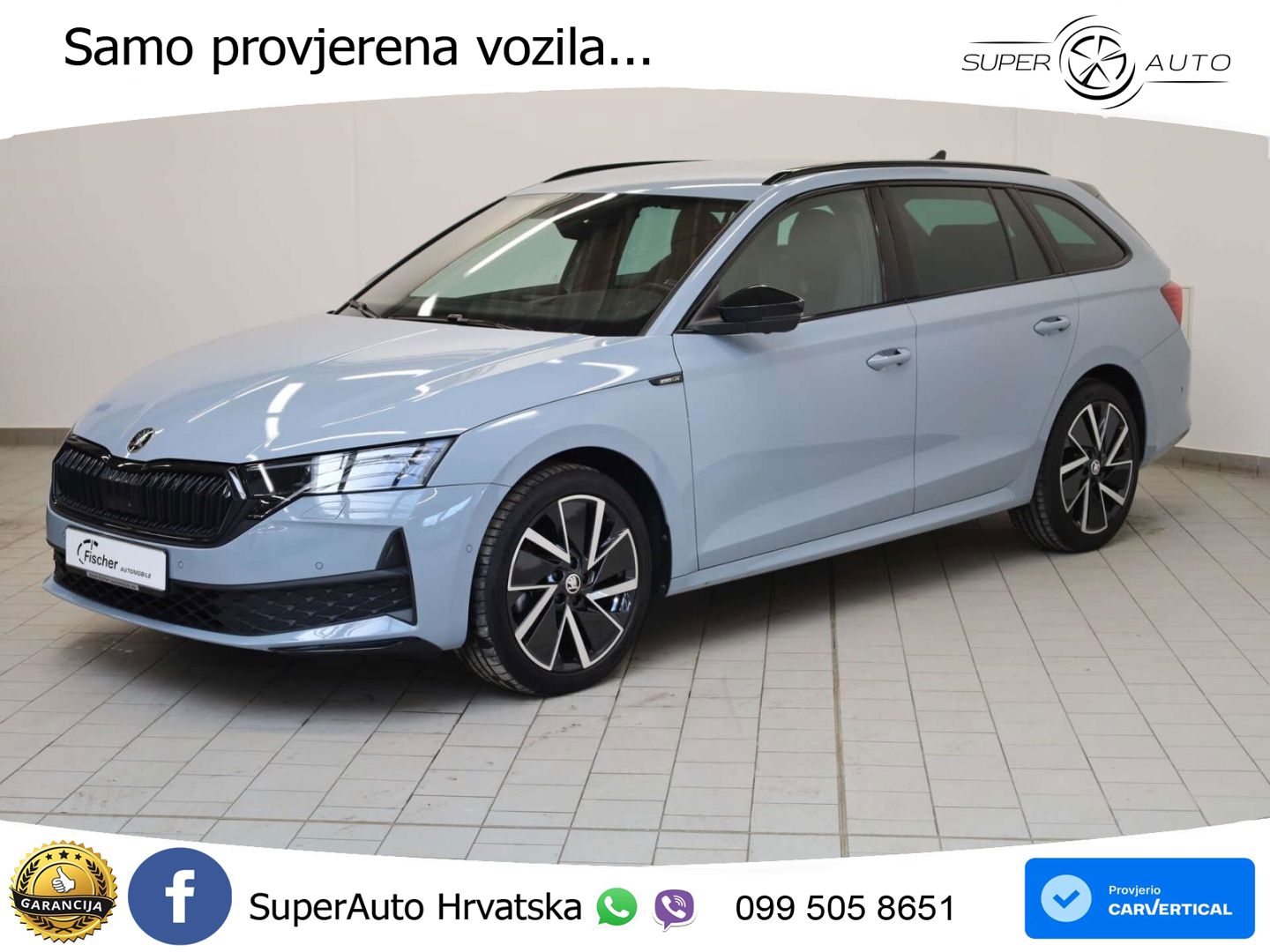 Škoda Octavia Combi 2.0 TDI (150 KS) DSG SportLine LED+GR SJED+ACC