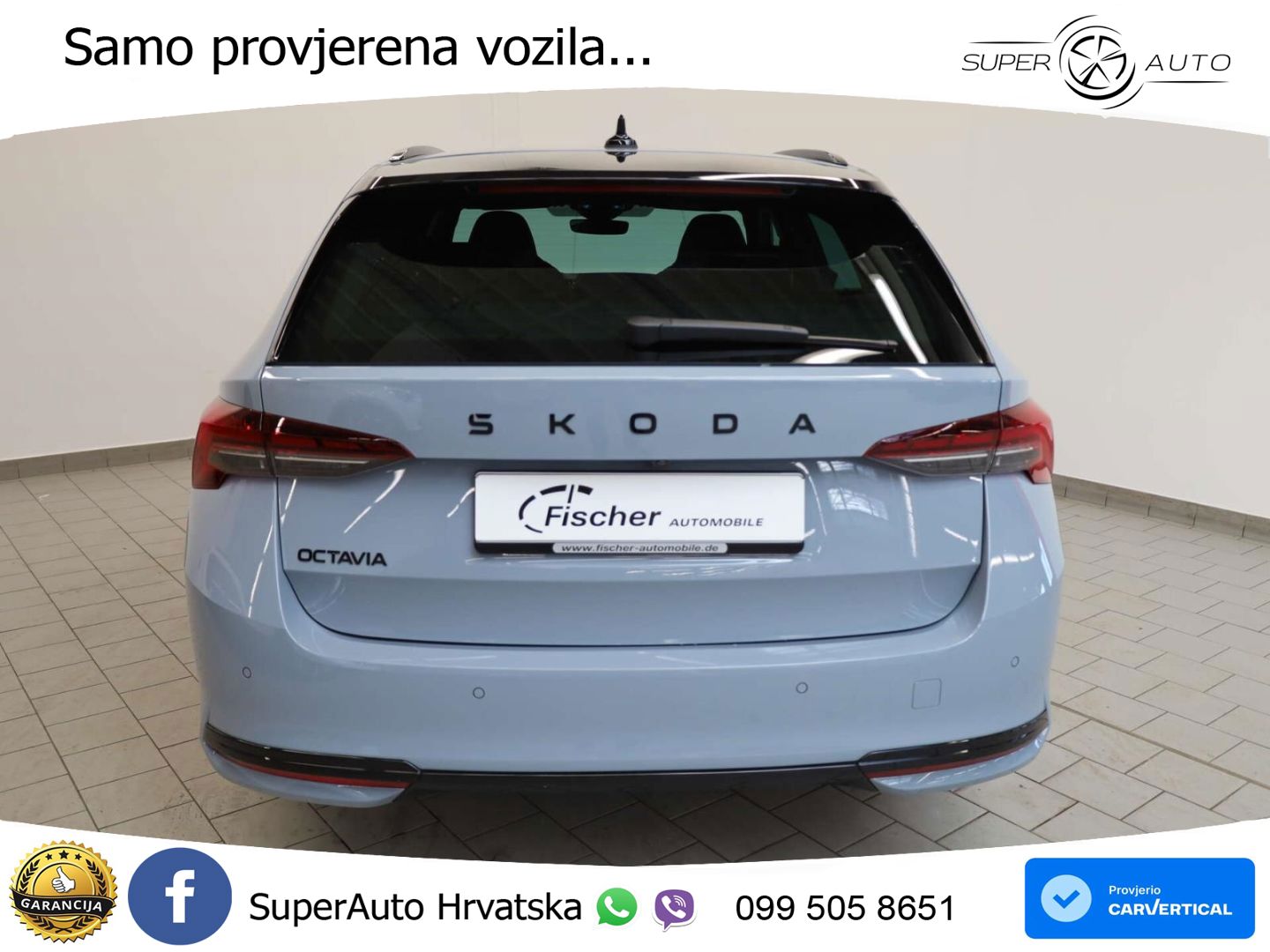 Škoda Octavia Combi 2.0 TDI (150 KS) DSG SportLine LED+GR SJED+ACC