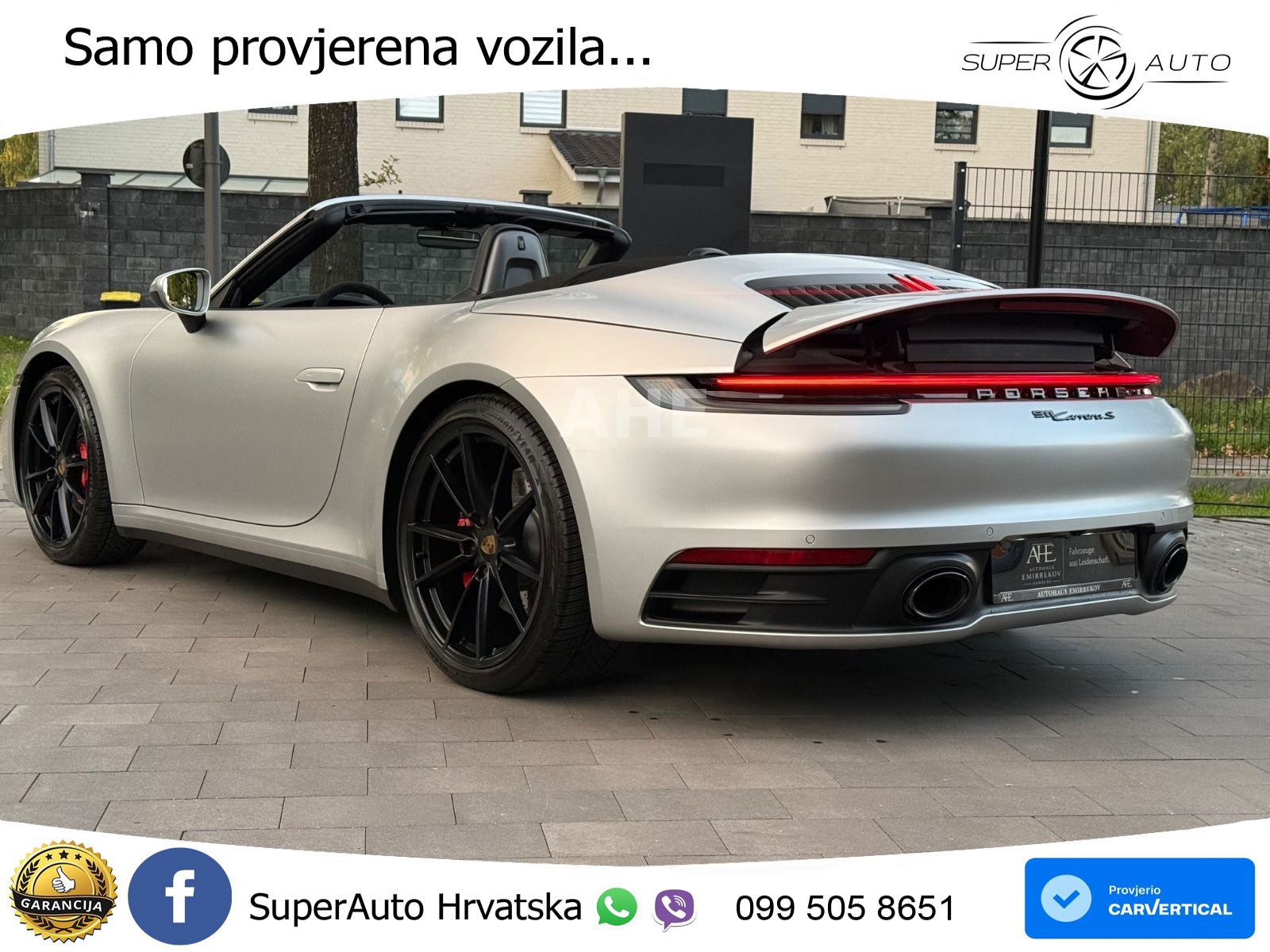 Porsche 911 Carrera S Cabriolet 3.0 (450 KS) PDK