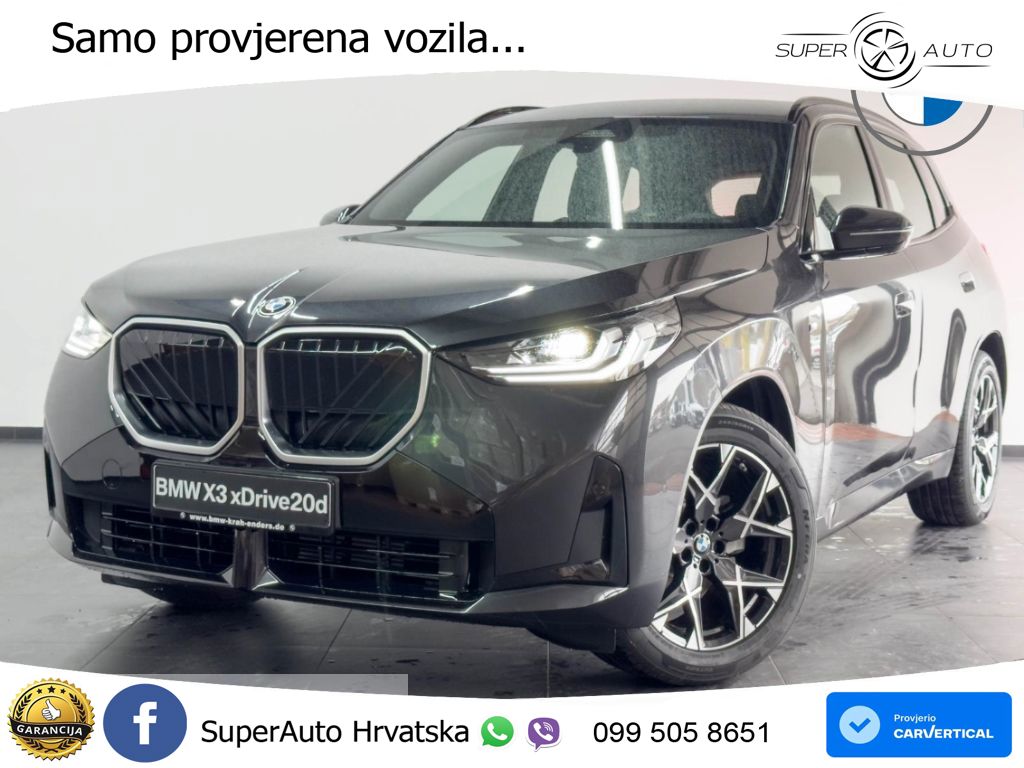BMW X3 20d xDrive Steptronic M Sport LED+GR SJED+ACC