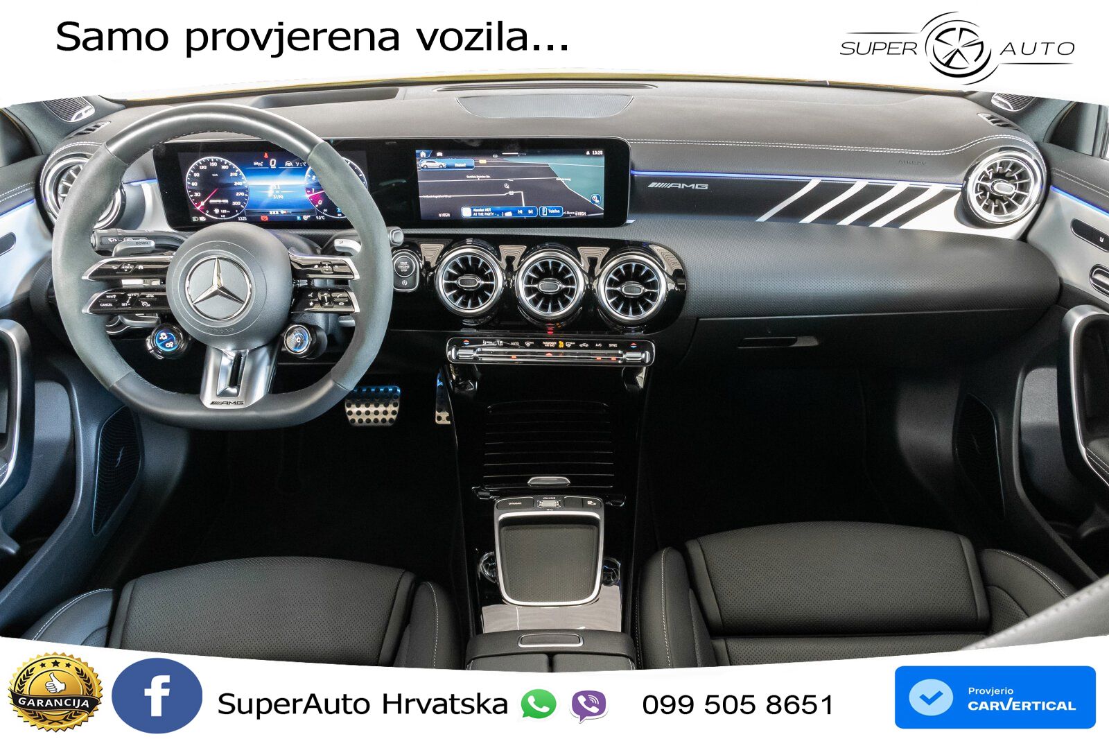 Mercedes-Benz AMG A 45 S 4MATIC+ AMG SPEEDSHIFT DCT 8G ACC+HEAD+GR SJED+360+PANO