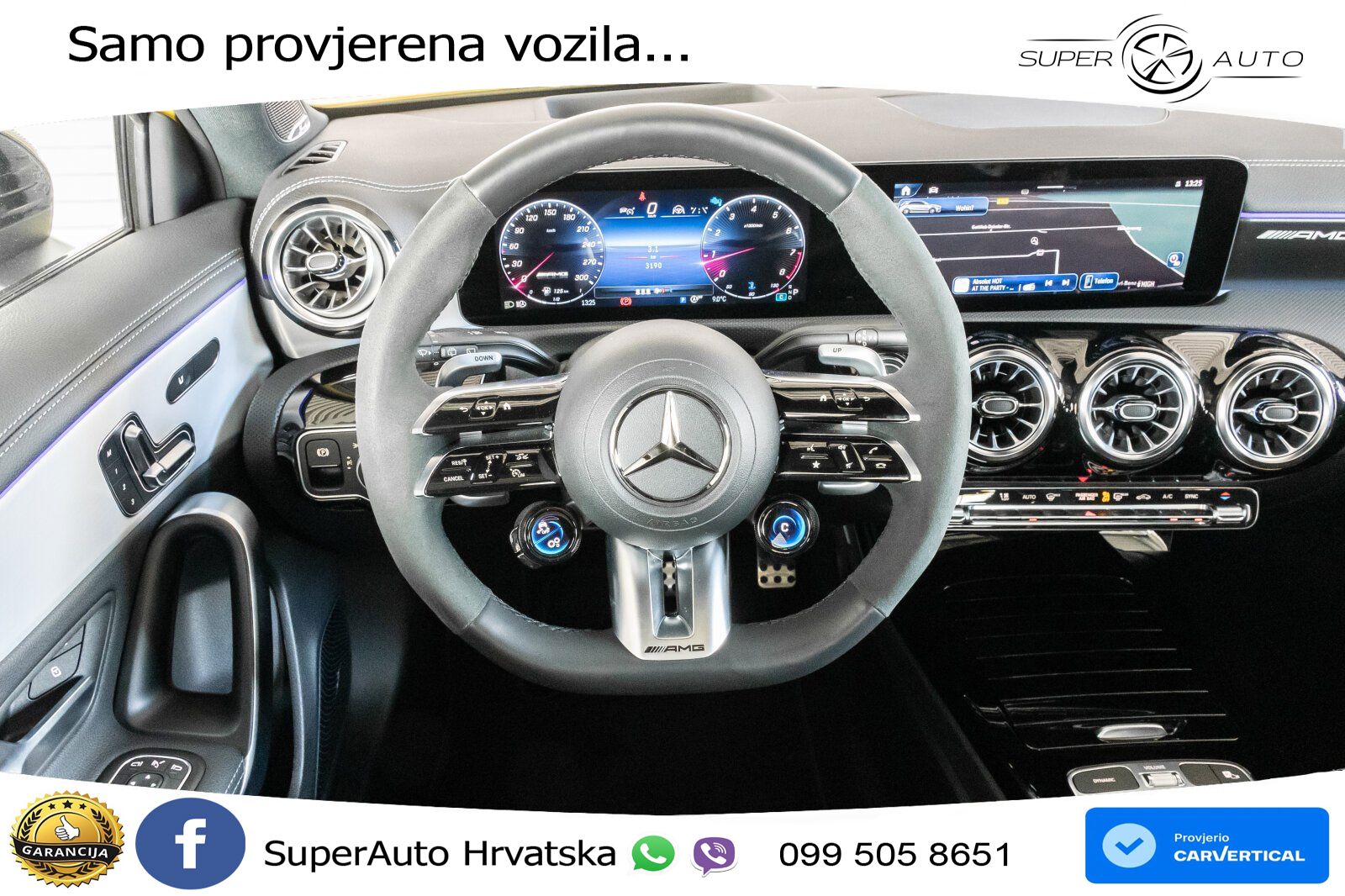 Mercedes-Benz AMG A 45 S 4MATIC+ AMG SPEEDSHIFT DCT 8G ACC+HEAD+GR SJED+360+PANO