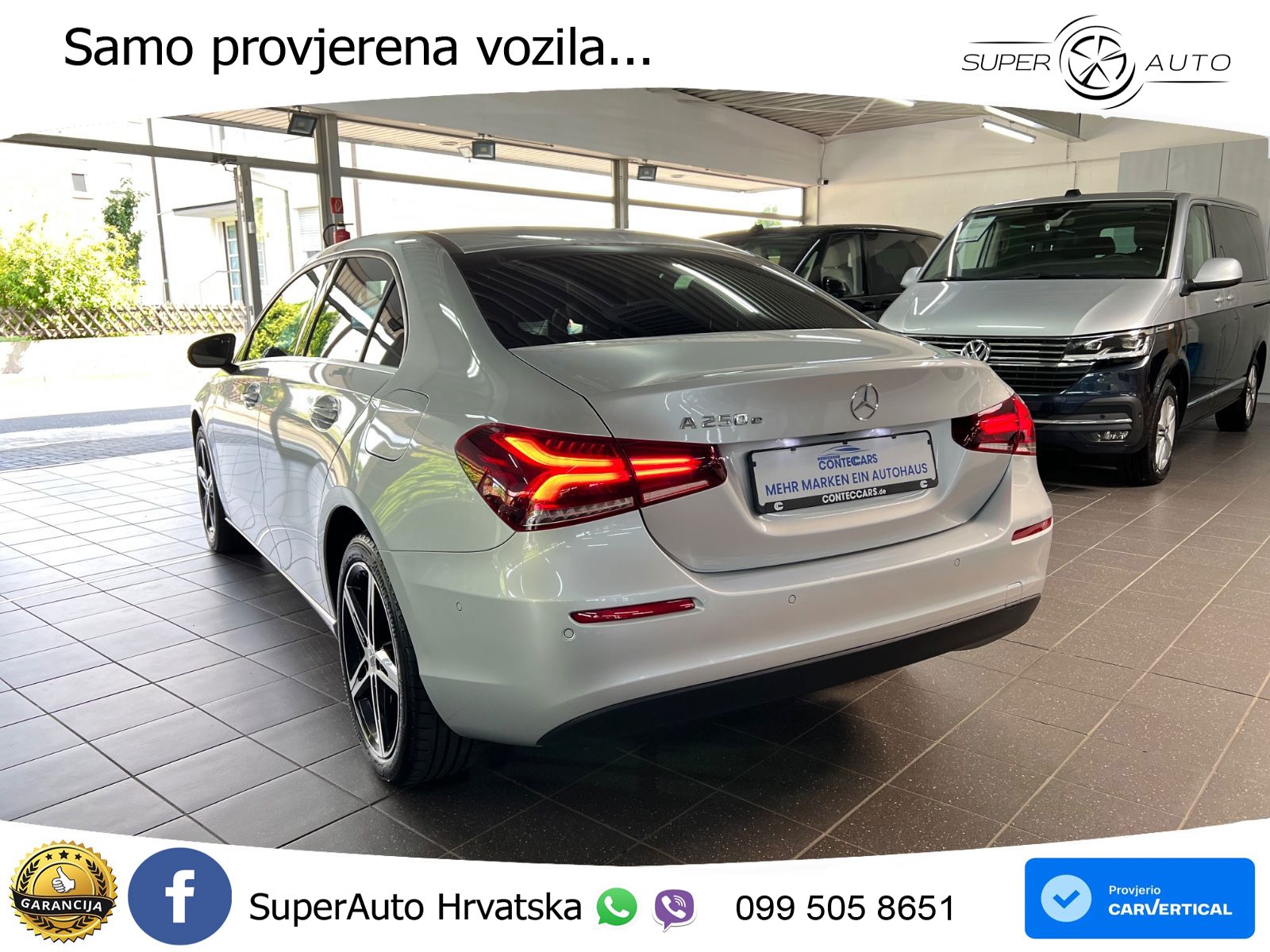 Mercedes-Benz A 250e 8G-DCT LED+GR SJED+ACC