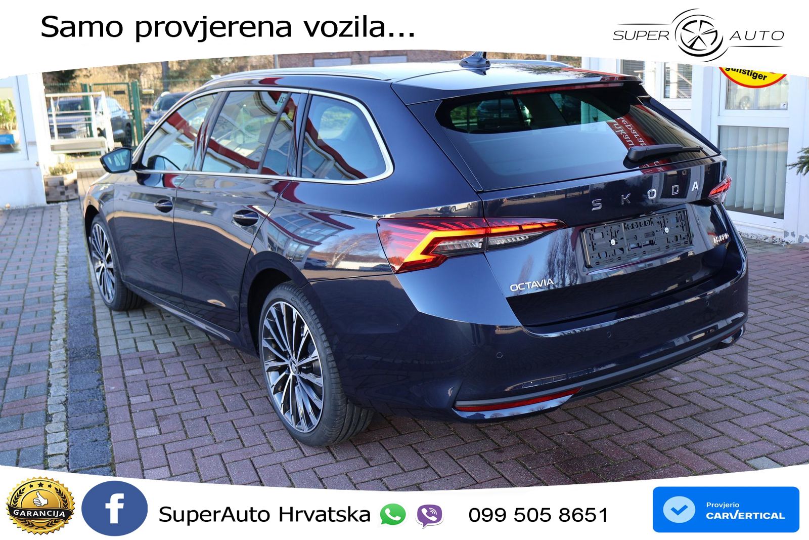 Škoda Octavia Combi 1.5 TSI (150 KS) DSG LED+GR SJED+ACC