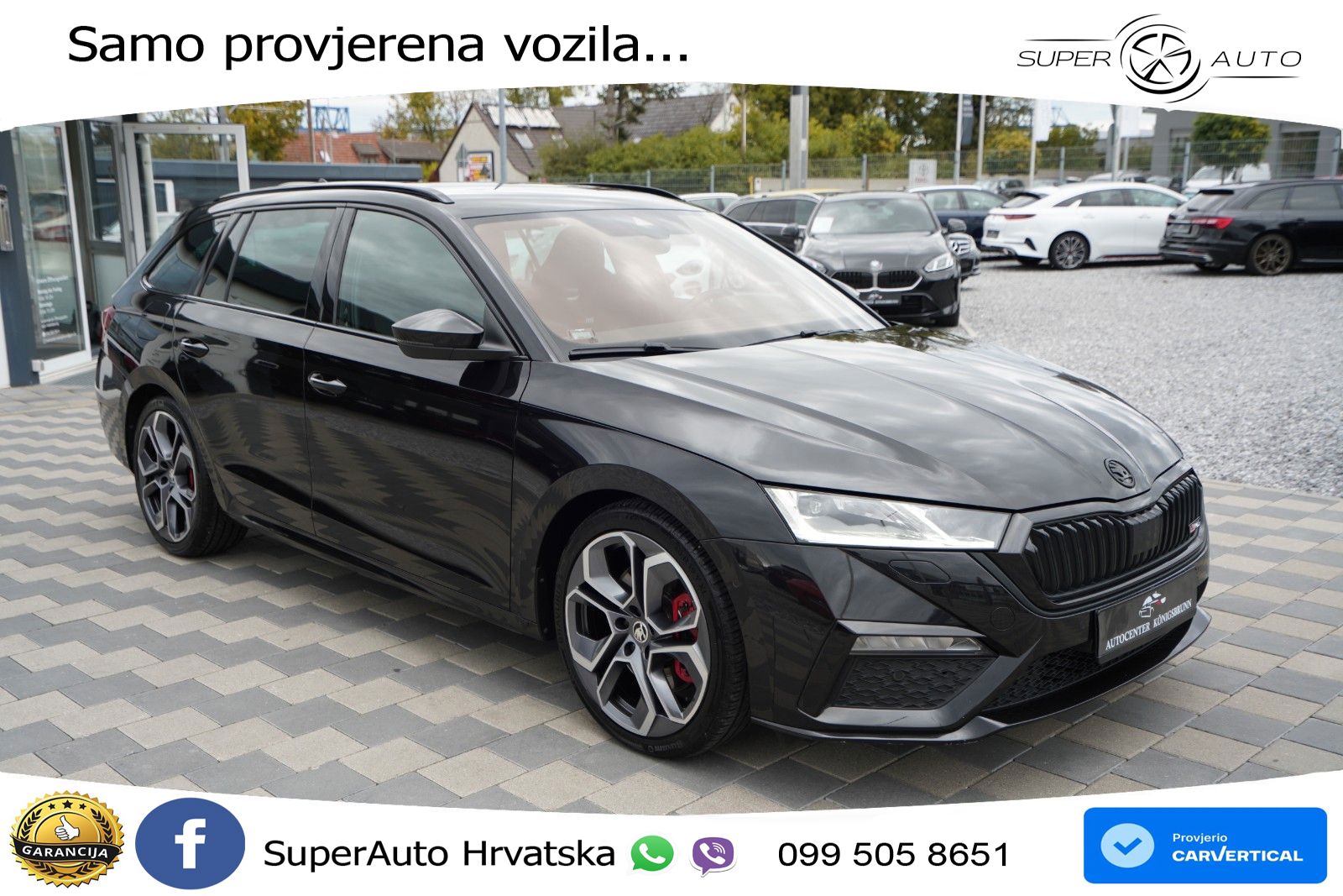Škoda Octavia Combi RS 2.0 TSI (245 KS) DSG LED+GR SJED+ACC