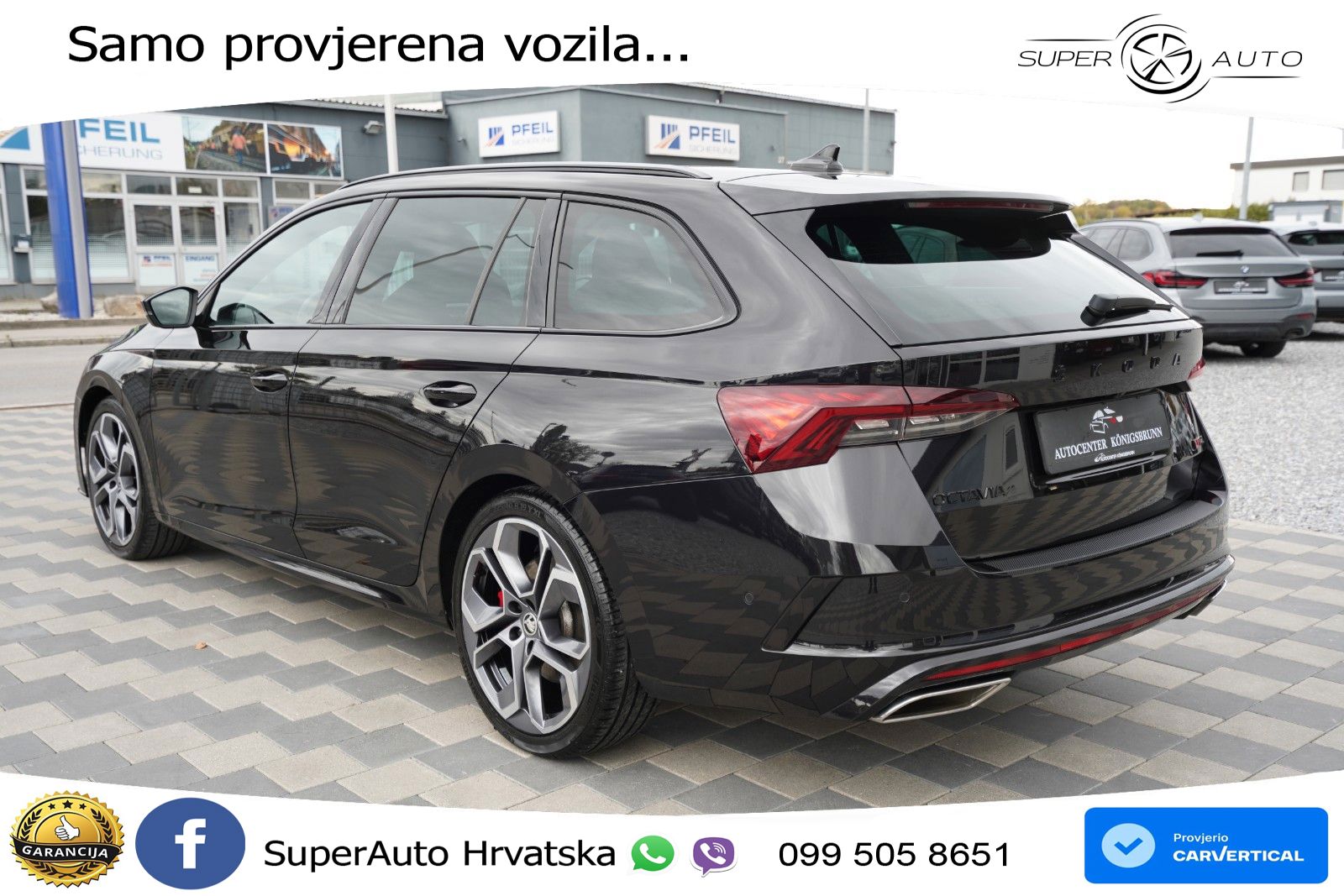 Škoda Octavia Combi RS 2.0 TSI (245 KS) DSG LED+GR SJED+ACC