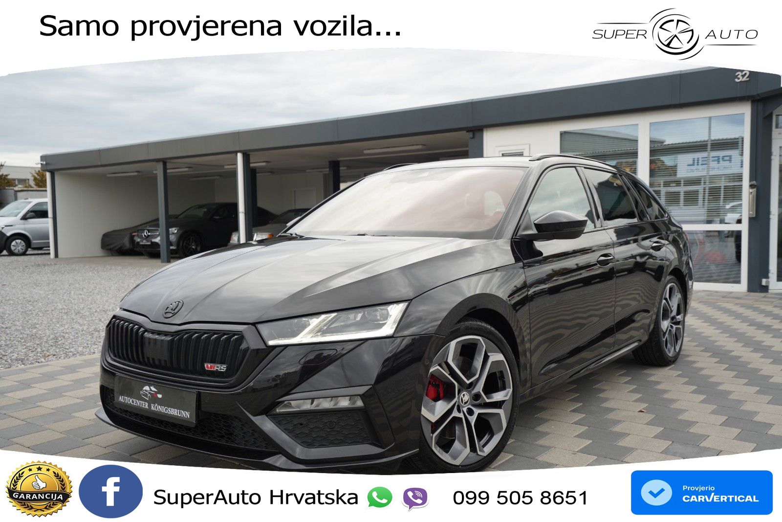 Škoda Octavia Combi RS 2.0 TSI (245 KS) DSG LED+GR SJED+ACC