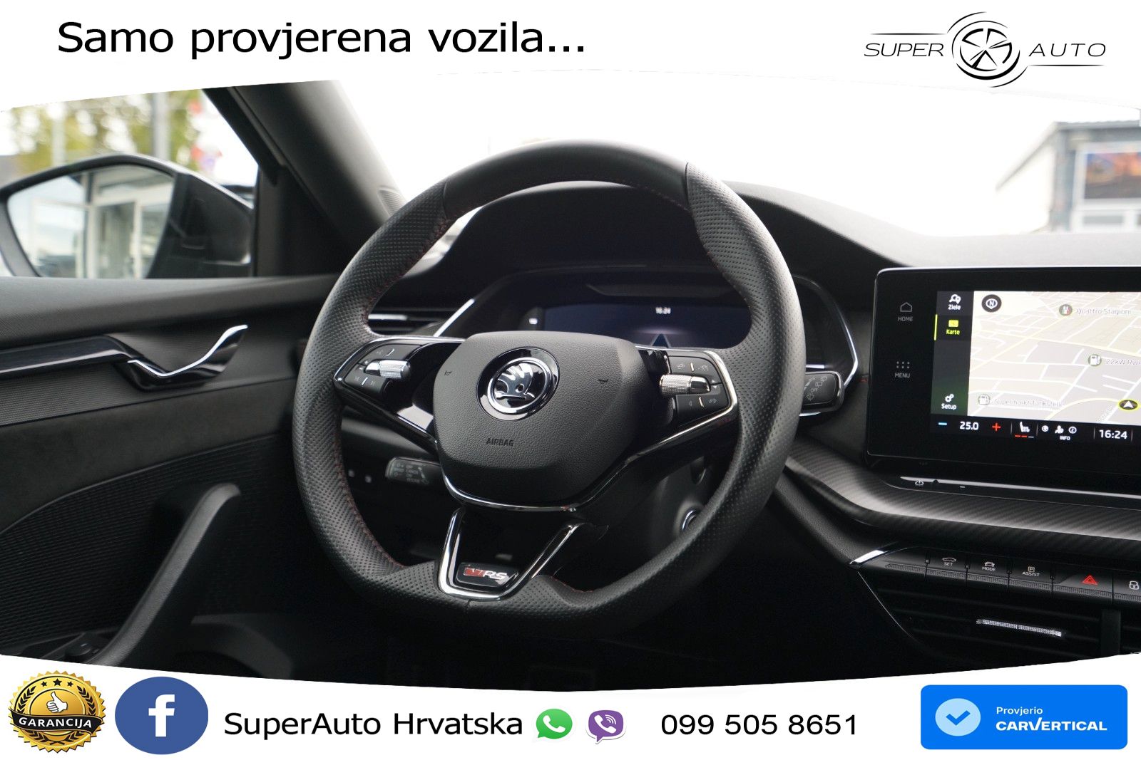Škoda Octavia Combi RS 2.0 TSI (245 KS) DSG LED+GR SJED+ACC