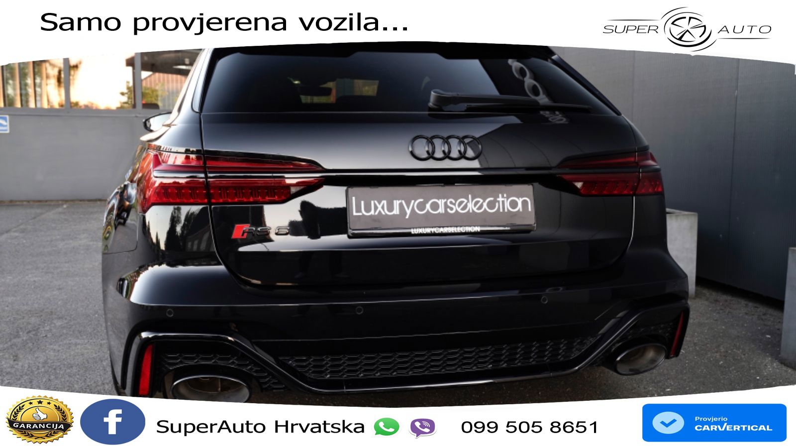 Audi RS6 Avant 4.0 TFSI V8 performance (630 KS)  quattro tiptronic LED+GR SJED+ACC