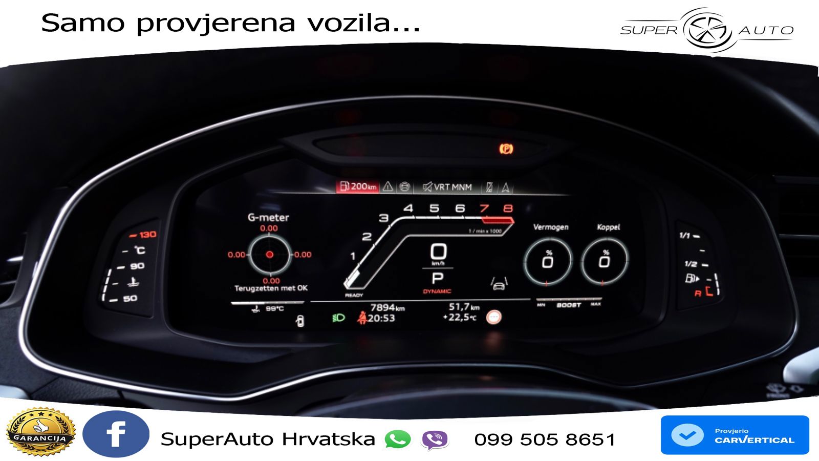 Audi RS6 Avant 4.0 TFSI V8 performance (630 KS)  quattro tiptronic LED+GR SJED+ACC