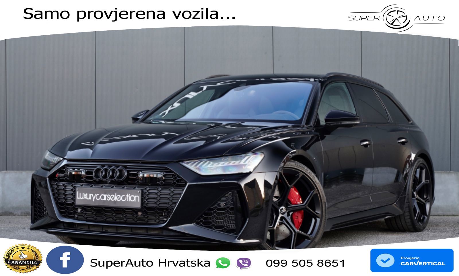 Audi RS6 Avant 4.0 TFSI V8 performance (630 KS)  quattro tiptronic LED+GR SJED+ACC