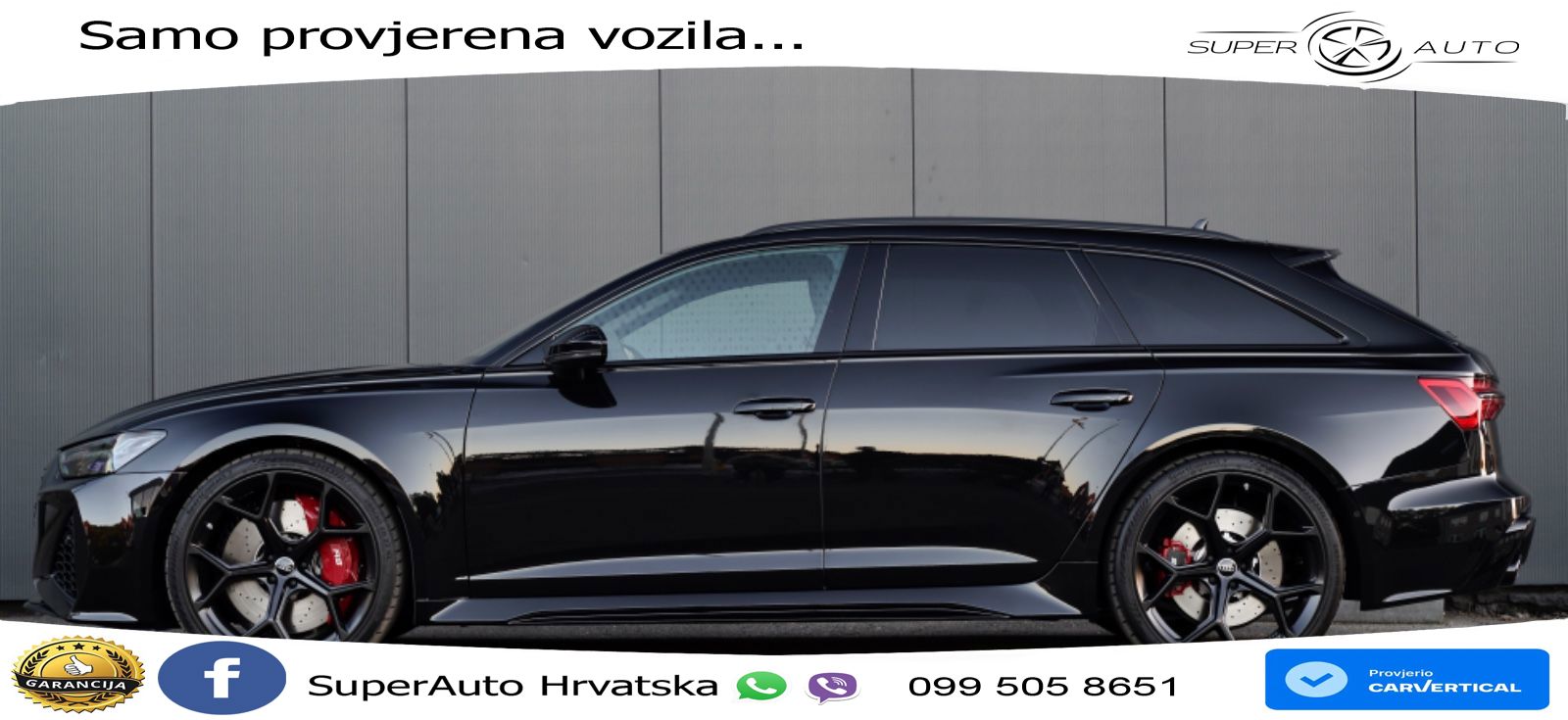 Audi RS6 Avant 4.0 TFSI V8 performance (630 KS)  quattro tiptronic LED+GR SJED+ACC