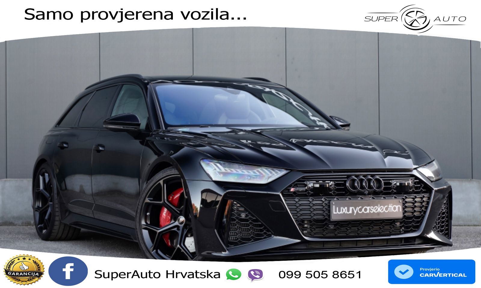 Audi RS6 Avant 4.0 TFSI V8 performance (630 KS)  quattro tiptronic LED+GR SJED+ACC