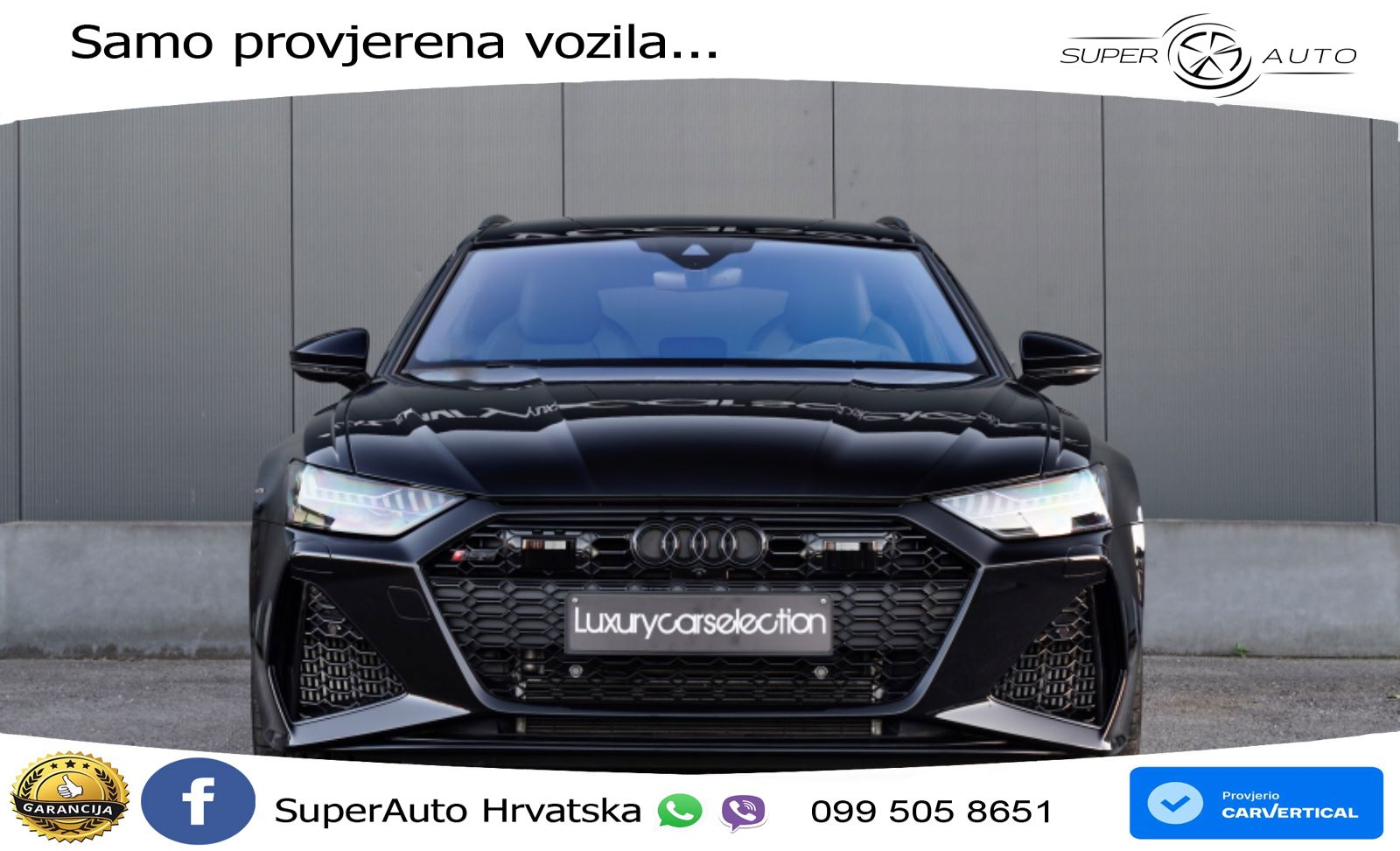 Audi RS6 Avant 4.0 TFSI V8 performance (630 KS)  quattro tiptronic LED+GR SJED+ACC