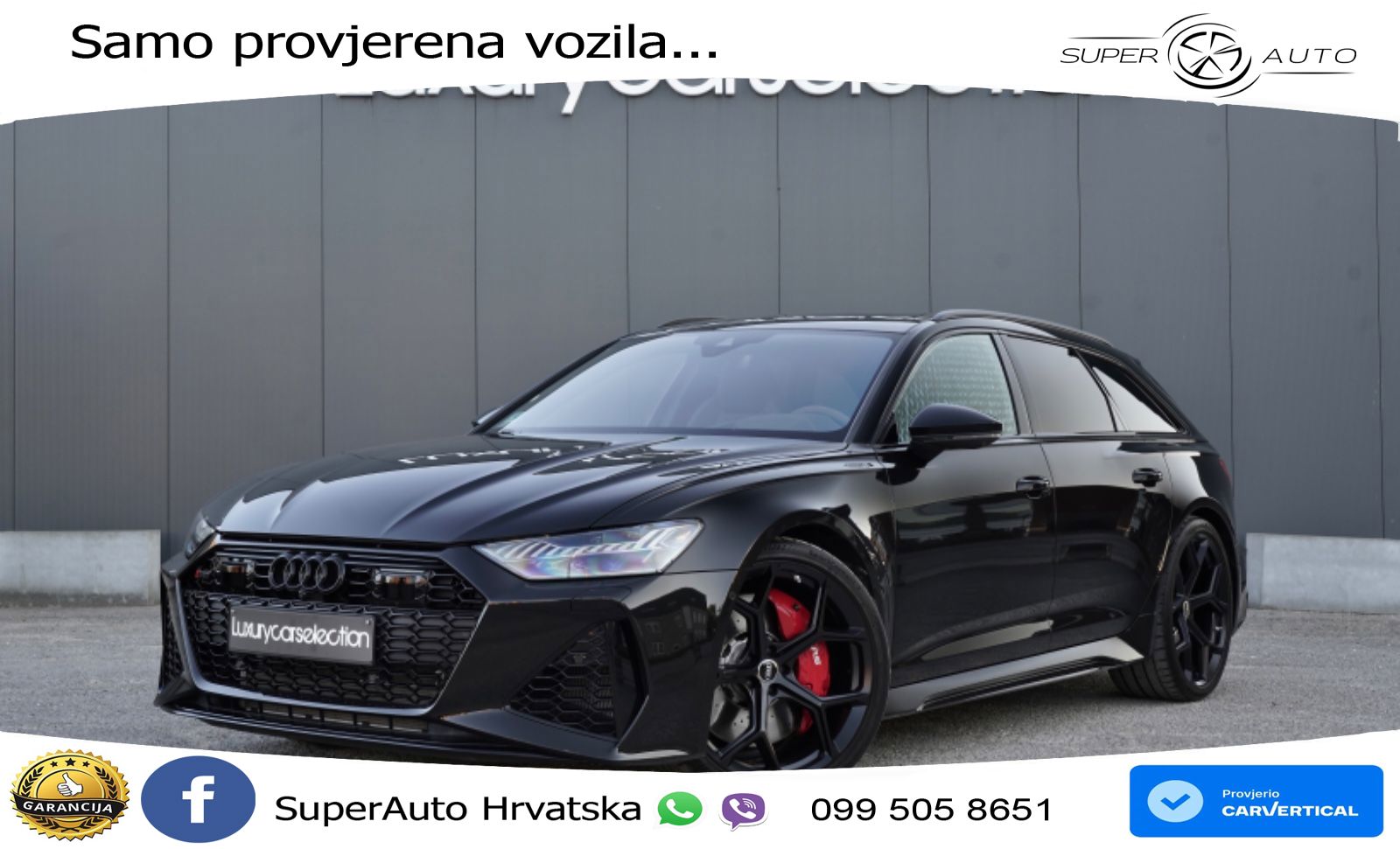 Audi RS6 Avant 4.0 TFSI V8 performance (630 KS)  quattro tiptronic LED+GR SJED+ACC