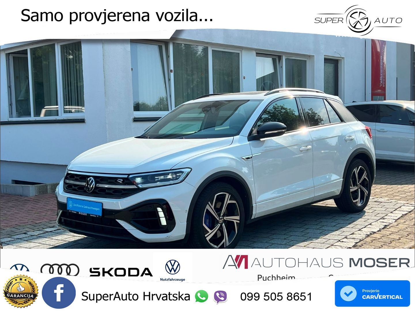 Volkswagen T-Roc I R 2.0 TSI (300 KS) OPF 4M DSG MATRIX+GR SJED+KAM