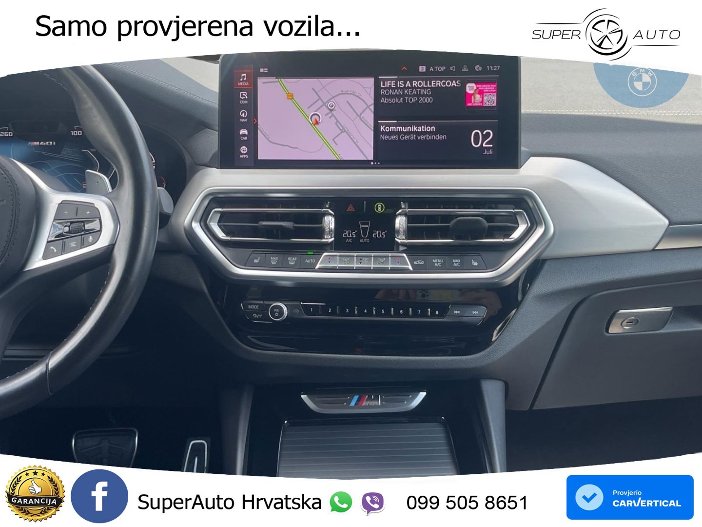 BMW X3 M40i xDrive Steptronic LED+GR SJED+ACC