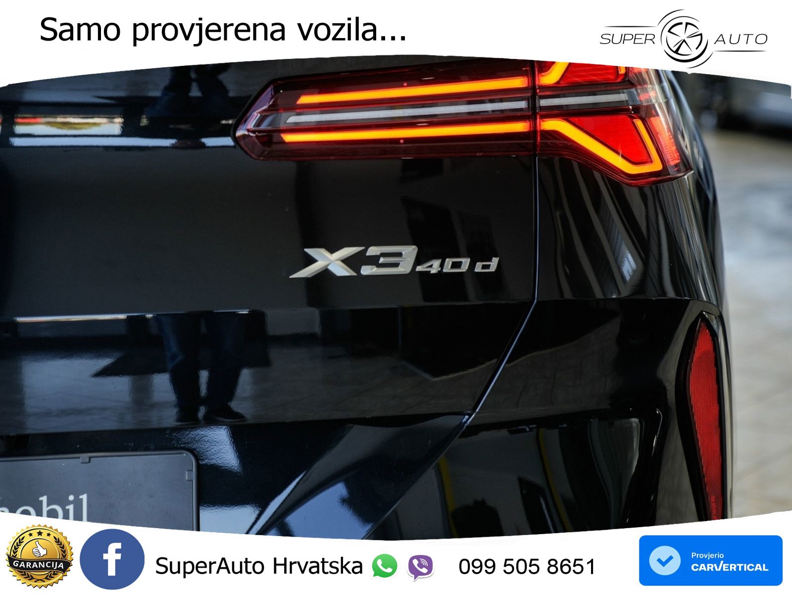 BMW X3 40d xDrive Steptronic M Sport LED+GR SJED+ACC