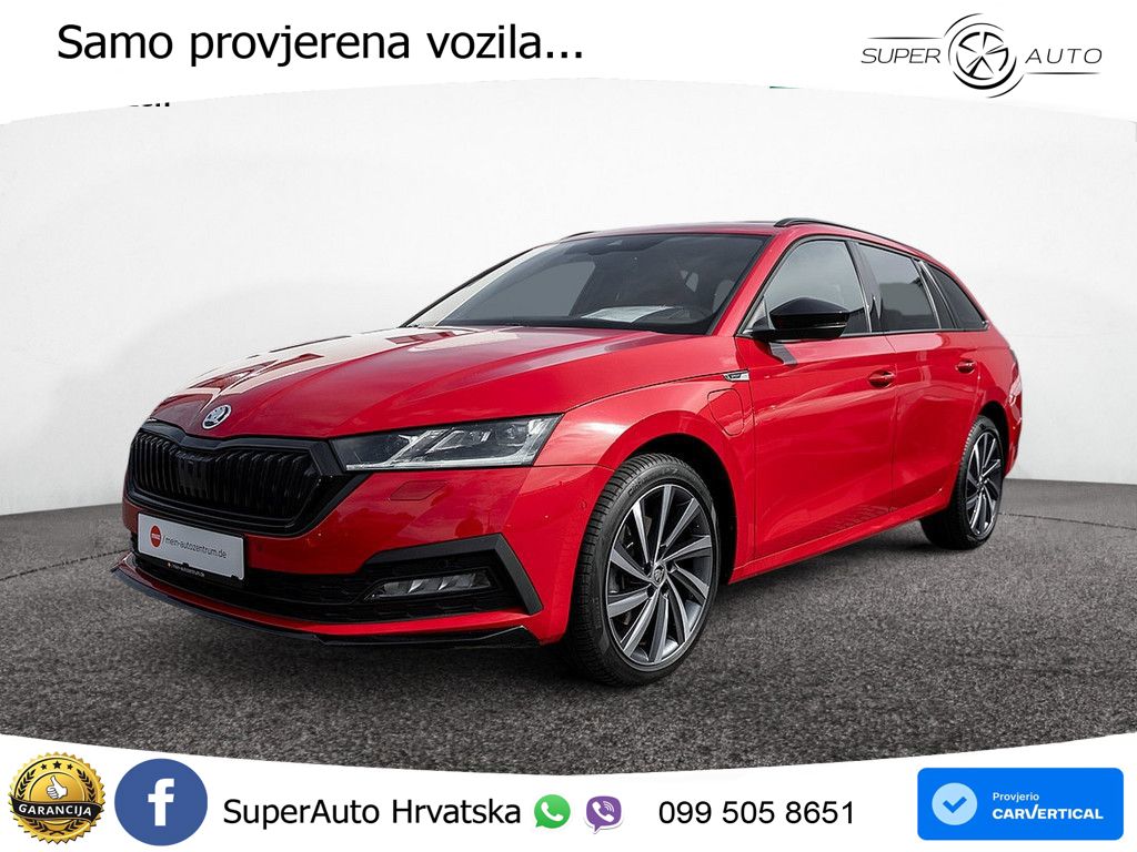 Škoda Octavia Combi iV 1.4 TSI (204 KS) DSG SportLine LED+GR SJED+ACC