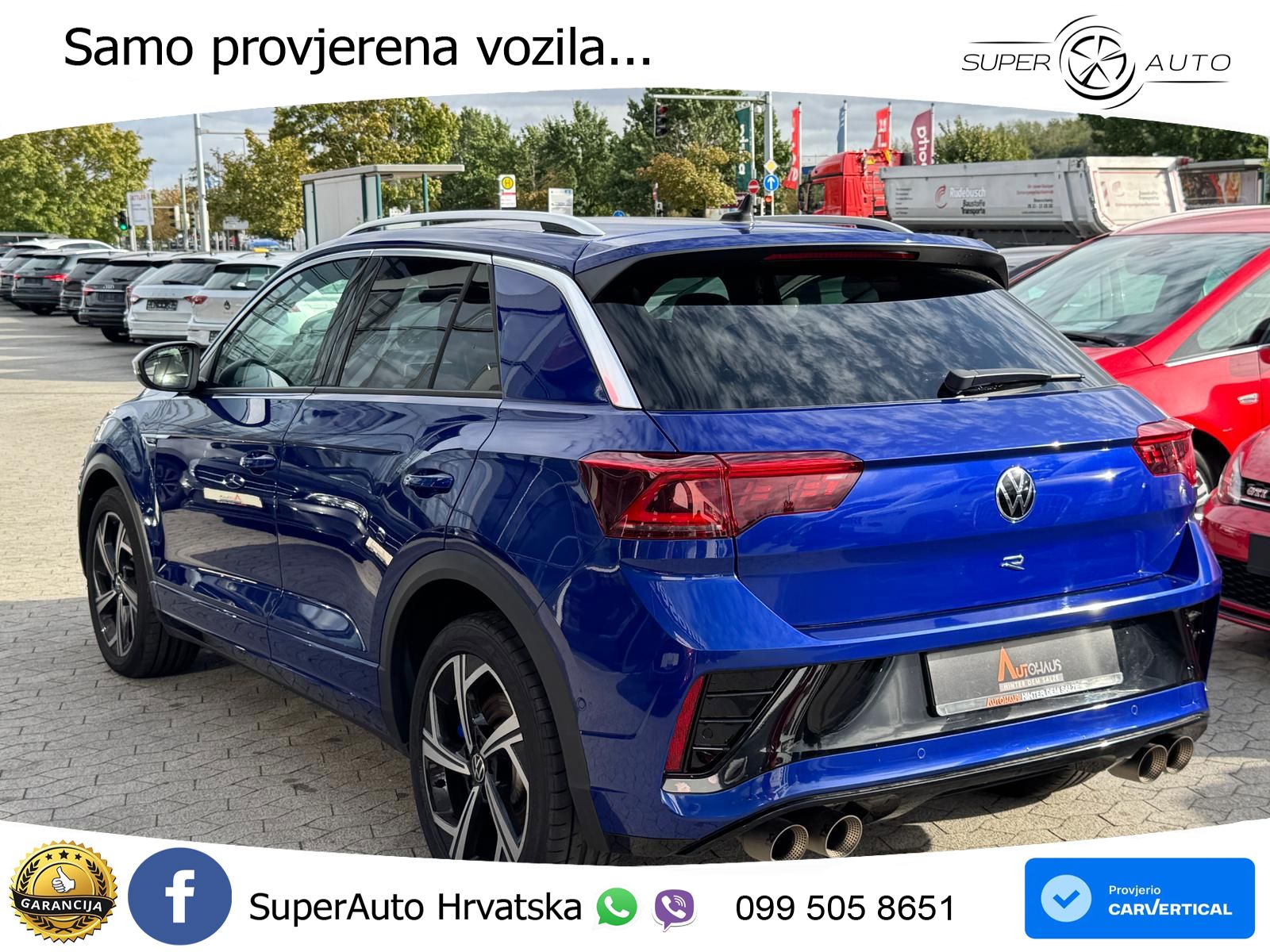 Volkswagen T-Roc I R 2.0 TSI (300 KS) OPF 4M DSG MATRIX+GR SJED+KAM
